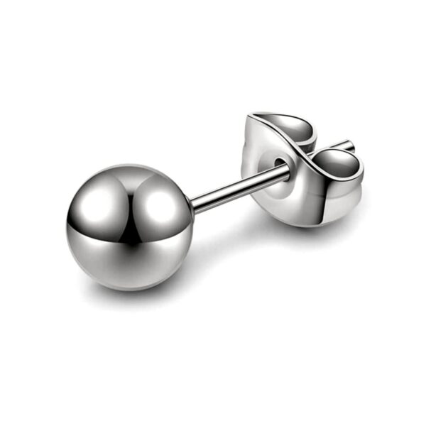 HighSpark 925 Silver Plain Ball Stud - Fast Shipping to USA & Canada