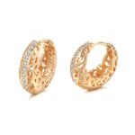 Shining Diva Fashion 18k Rose Gold Plated Latest Fancy Stylish Copper Zircon Bali Earrings for Women and Girls (12844er) - Fast Shipping to USA & Canada