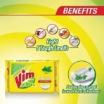 Vim Dishwash Anti Smell Bar, Pudina, Removes Tough Food Smells From Utensils 250 g (VICQ1R2) - Fast Shipping to USA & Canada - Image 6
