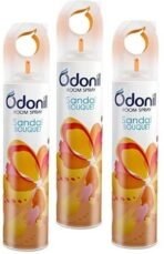 Odonil Spray (Pack of 3) Sandal BOUQUET-220ml each Spray (3 x 0.33 ml) - Fast Shipping to USA & Canada