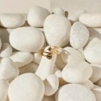 SALTY Crescent Gold Finger Ring for Women - Fast Shipping to USA & Canada - Image 3