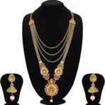 Sukkhi Long Haram Dual Necklace Set for Women - Fast Shipping to USA & Canada - Image 5