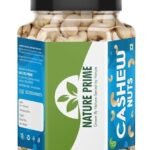 Nature Prime Pure Cashews Whole/Kaju, 250g, Nutritious & Delicious, Premium Kaju nuts, Rich in Protein, Magnesium & Phosphorus, Deluxe Size & Crunchy Nuts (JAR PACK) - Fast Shipping to USA & Canada