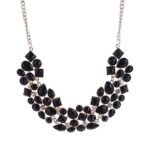 Shining Diva Fashion Latest Stylsh Western Black Crystal Choker Necklace for Women and Girls - Fast Shipping to USA & Canada - Image 2