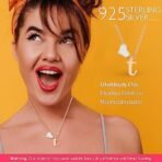 ANAYRA 'T' Initial Pure Silver Locket for Women | Personalized Hallmark Certified Jewellery Gift - Fast Shipping to USA & Canada - Image 3