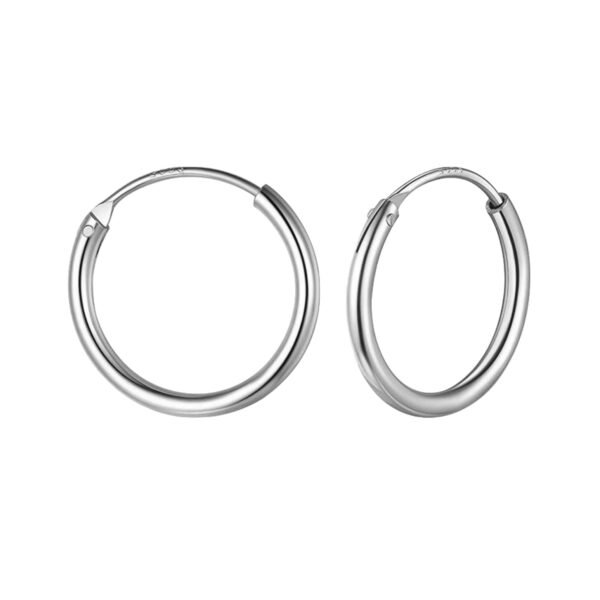 HighSpark 92.5 Sterling Silver Hoop Earrings - Fast Shipping to USA & Canada