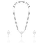 ANAYRA Pure Silver Mangalsutra Set for Women | 925 Jewellery Daily Wear Design-5 - Fast Shipping to USA & Canada