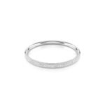 Swarovski Sublima bangle, Snow pav?, White, Rhodium plated - Fast Shipping to USA & Canada