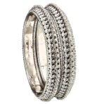 Sasitrends Traditional Oxidized Silver Plated Bangles for Women and Girls - Fast Shipping to USA & Canada - Image 6