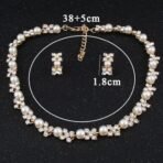 Shining Diva Fashion Necklace Jewellery Set for Women Latest Stylish Design Fancy Pearl Choker (15219s) - Fast Shipping to USA & Canada - Image 5