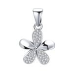 HighSpark 925 Sterling Silver Flower Pendant - Fast Shipping to USA & Canada