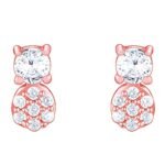 GIVA 925 Silver Rose Gold Zirconia Elegance Earrings| studs to Gift Women & Girls | With Certificate of Authenticity and 925 Stamp | 6 Months Warranty*