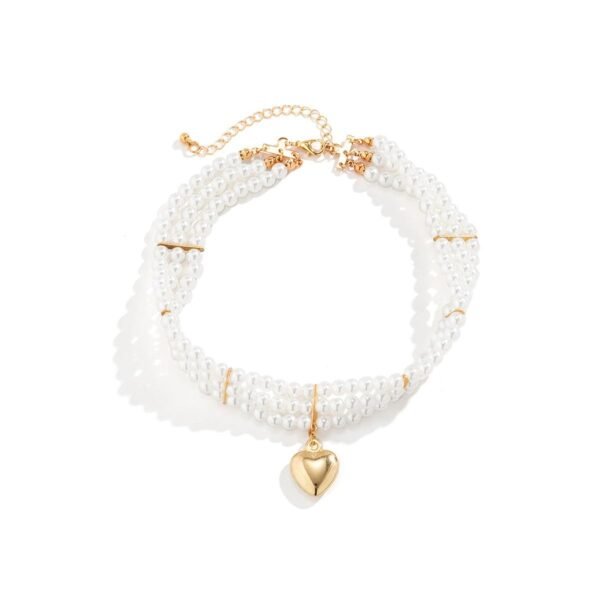 Shining Diva Fashion Latest Stylish Fancy Pearl Jewellery Set Necklace for Women and Girls (16208np) - Fast Shipping to USA & Canada