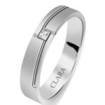 Clara Made with Swiss Zirconia The Benito 925 Sterling Silver Ring |Gift for Men & Boys - Fast Shipping to USA & Canada