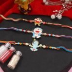 Fashion Frill RAKHI FOR BROTHER KIDS SET COMBO OF 3 | RAKHIS FOR RAKSHABANDHAN | RAKSHA BANDHAN RAKHIS (RK669) - Fast Shipping to USA & Canada - Image 5