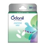 Odonil Bathroom Air Freshener Blocks, Jasmine Mist-48gm White - Fast Shipping to USA & Canada