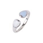SALTY Enamel Heart Finger Ring for Women - Fast Shipping to USA & Canada
