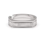 Clara Real 925 Sterling Silver Dario Band Ring |Size Adjustable, Matte Finish, Rhodium Plated | Gift for Men & Boys - Fast Shipping to USA & Canada