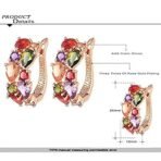 YouBella Jewellery Earrings for Women Combo Set of Two Multi-Color Crystal earings ear rings for Girls and Women - Fast Shipping to USA & Canada - Image 3