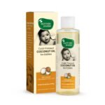 Mother Sparsh Cold Pressed Coconut Oil for Baby Massage, Skin & Hair Care | 100% Natural Baby Oil for New Born | 200ml - Fast Shipping to USA & Canada