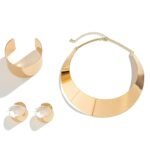 Shining Diva Latest Stylish Design Gold Plated Bracelet Earrings Necklace Jewellery Set for Women & Girls (rrsd16205s) - Fast Shipping to USA & Canada