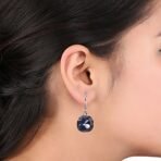 Ananth Jewels 925 BIS HALLMARKED Silver Made with Swarovski Elements Large Crystal Stud Earrings for Women - Fast Shipping to USA & Canada - Image 5