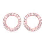 GIVA 925 Silver Rose Gold Connected for Life Earrings| studs to Gift Women & Girls | With Certificate of Authenticity and 925 Stamp | 6 Months Warranty*