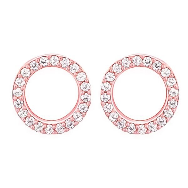 GIVA 925 Silver Rose Gold Connected for Life Earrings| studs to Gift Women & Girls | With Certificate of Authenticity and 925 Stamp | 6 Months Warranty*