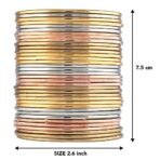 Peora Traditional Antique Look Oxidised Bangle Set Gift for Women - Fast Shipping to USA & Canada - Image 6