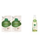 Mother Sparsh Plant Powered Baby Liquid Detergent Refill Pack 2X500ml With Natural Baby Liquid Bottle Cleanser 175ml - Fast Shipping to USA & Canada
