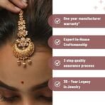 Tarinika Aadhira Maang Tikka with Warranty ? Fast Shipping to USA & Canada - Image 4