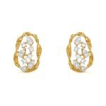 CLARA 925 Sterling Silver Petra Pendant Earring Chain Jewellery Set | Gold Rhodium Plated, Swiss Zirconia | Gift for Women & Girls - Fast Shipping to USA & Canada