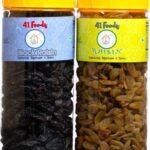 41 foods Dry fruits combo pack of Indian Raisins | Black Raisins | kismis kishmish (500GM X 2) 1 KG - Fast Shipping to USA & Canada