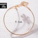 Shining Diva Fashion Gold Plated Stylish Kada Bajuband Bracelet Armlet for Women and Girls - Fast Shipping to USA & Canada - Image 7