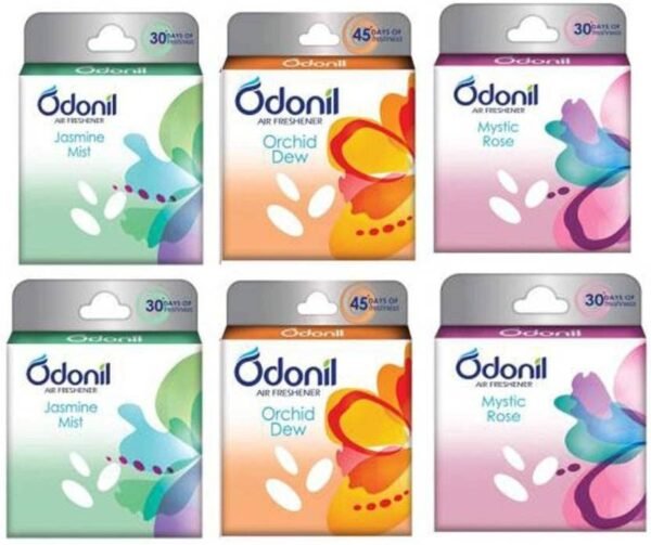 Odonil ROSE, JASMINE, SANDAL Blocks (6 x 50 g) - Fast Shipping to USA & Canada