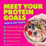 Yogabar High Protein Oats 850gm, Fruit & Super Seeds Pack of 2 | 23g Protein, Breakfast Cereals Oatmeal For Weight Management | Complete and Pure Protein Blend with Whey + Soy - Fast Shipping to USA & Canada - Image 5
