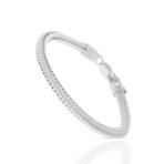 ANAYRA Diamond 925 Silver Bracelet for Men | Hallmarked Minimalist Jewellery D23018803 - Fast Shipping to USA & Canada