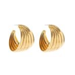 Shining Diva Fashion Latest Stylish Gold Plated Earrings for Women and Girls (16617er) - Fast Shipping to USA & Canada