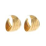 Shining Diva Fashion Latest Stylish Gold Plated Earrings for Women and Girls (16617er) - Fast Shipping to USA & Canada