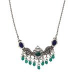 NAITRI | Handcrafted Traditional Necklace Set with Earrings - Fast Shipping to USA & Canada - Image 3