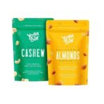 Yogabar Premium Whole Cashew 1kg and Californian Almond Nuts 1kg, Cashews, Almonds (4 x 500g) - Fast Shipping to USA & Canada