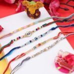 Fashion Frill Mens Rakshabandhan Rakhi For Brother Set Combo Of 5 (Rk226) - Fast Shipping to USA & Canada - Image 2