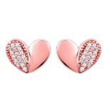 GIVA 925 Silver Rose Gold Made for Eath Other Stud Earrings Pendant with Chain Necklace | Gifts for Women & Girls