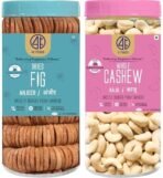 41 FOODS Premium Dry Fruits and Nuts Combo of Healthy Fresh Cashews Figs Nutritious Delicious Crunchy Kaju Anjeer 200Gm X 2 400GM - Fast Shipping to USA & Canada - Image 2