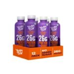 Yogabar 26g Protein Milk Shake, with 26g Protein, No Added Sugar - Ideal for Daily Protein Consumption, Workouts, Sports & more - Pack of 12 (250ml, Double Chocolate) - Fast Shipping to USA & Canada