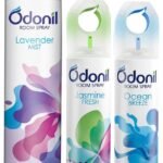 Odonil Room Air Freshener Spray, Lavender Mist - 550Ml | Nature Inspired Fragrance For Home & Office & Room Freshener Spray (Pack Of 2), Jasmine Fresh 220Ml+Ocean Breeze 220Ml - Fast Shipping to USA & Canada