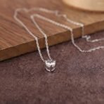 Ananth Jewels 925 Sterling Silver BIS Hallmarked Swarovski Zirconia Heart Cut 6mm Pendant with Chain for Women - Fast Shipping to USA & Canada - Image 7