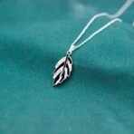 Fashion Frill Cute Silver Chain Pendant For Women Girls Butterfly Leaf Designs Silver Plated Pendant Necklace For Women Girls Jewellery Combo Set Gift For Sister - Fast Shipping to USA & Canada - Image 5