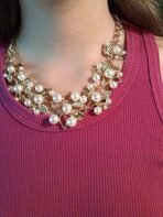 YouBella Gifts Stylish Latest Traditional Gold Plated Pearl Choker Jwell Necklace Jewellery Set with Earrings for Girls and Women - Fast Shipping to USA & Canada - Image 5