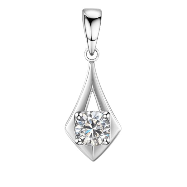 HighSpark 925 Silver Stunning Solitaire Pendant - Fast Shipping to USA & Canada